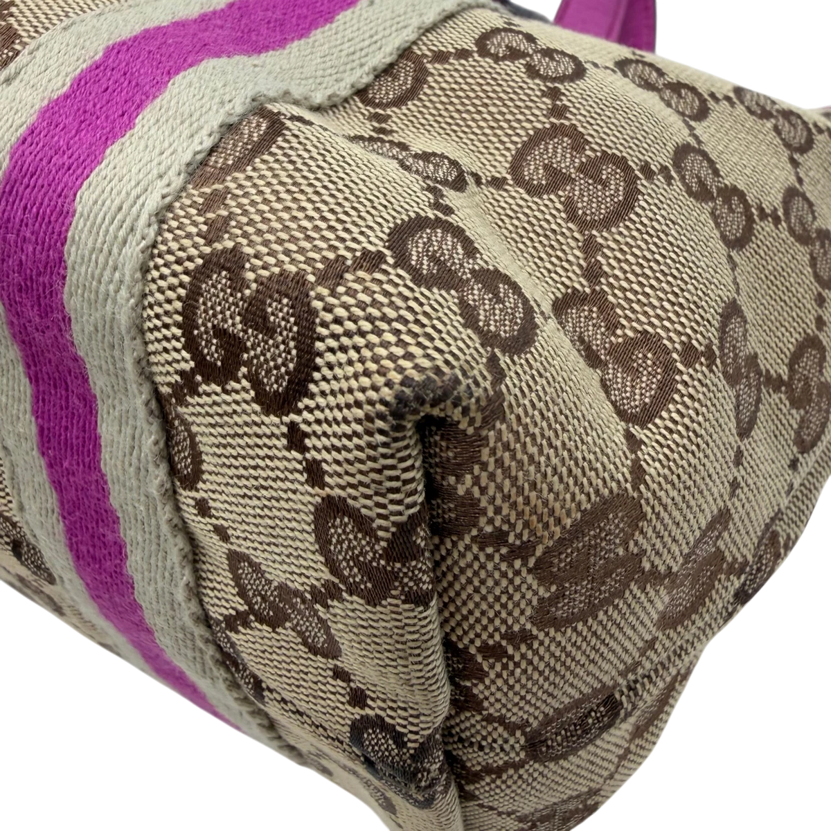 Gucci Shopper mini Sherry Line monogram beige & rosa