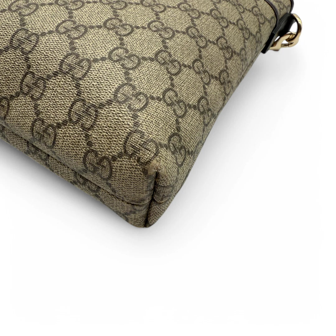 Gucci shoulder bag Supreme beige