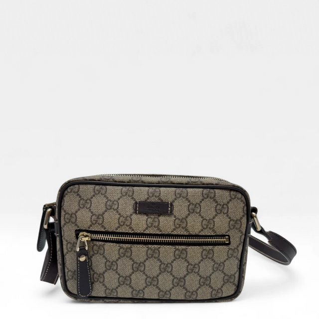 Gucci Umhängetasche rechteckig monogram beige