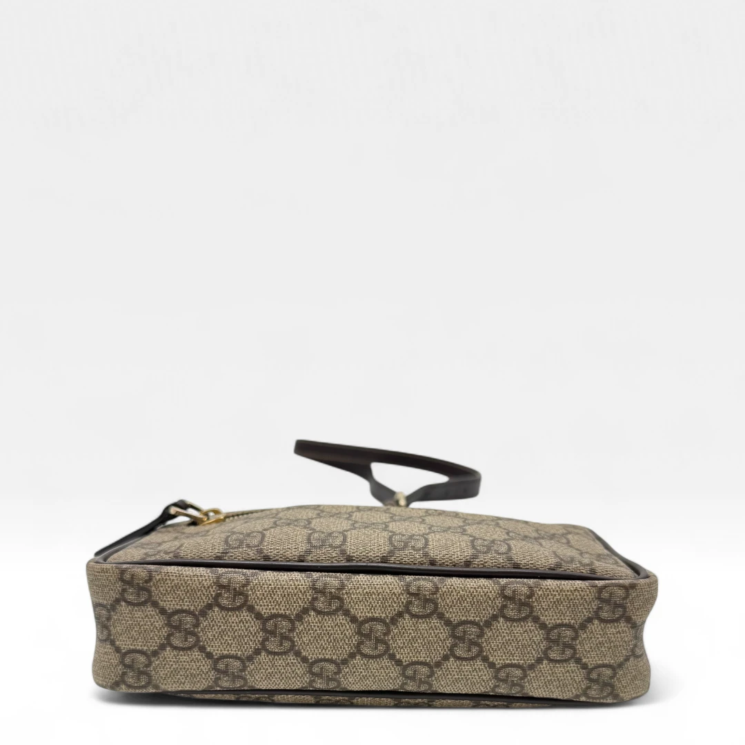 Gucci Umhängetasche rechteckig monogram beige