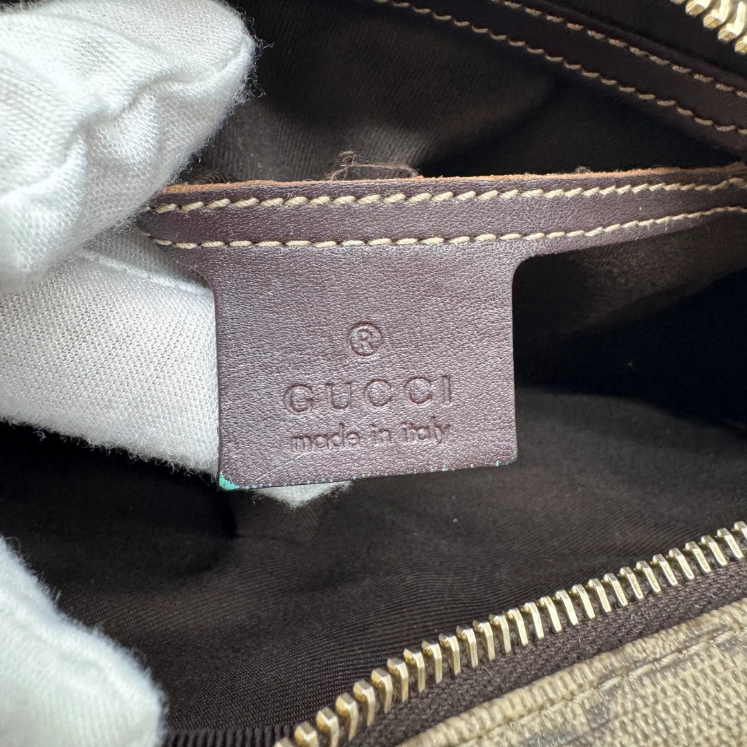 Gucci Umhängetasche rechteckig monogram beige