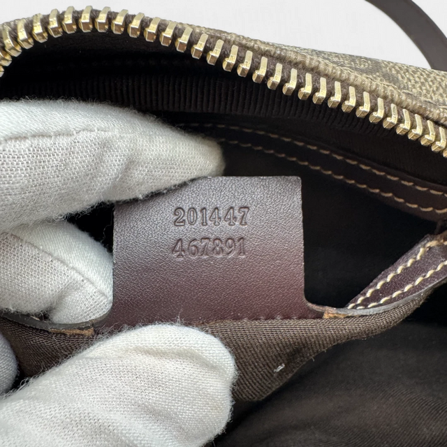 Gucci Umhängetasche rechteckig monogram beige