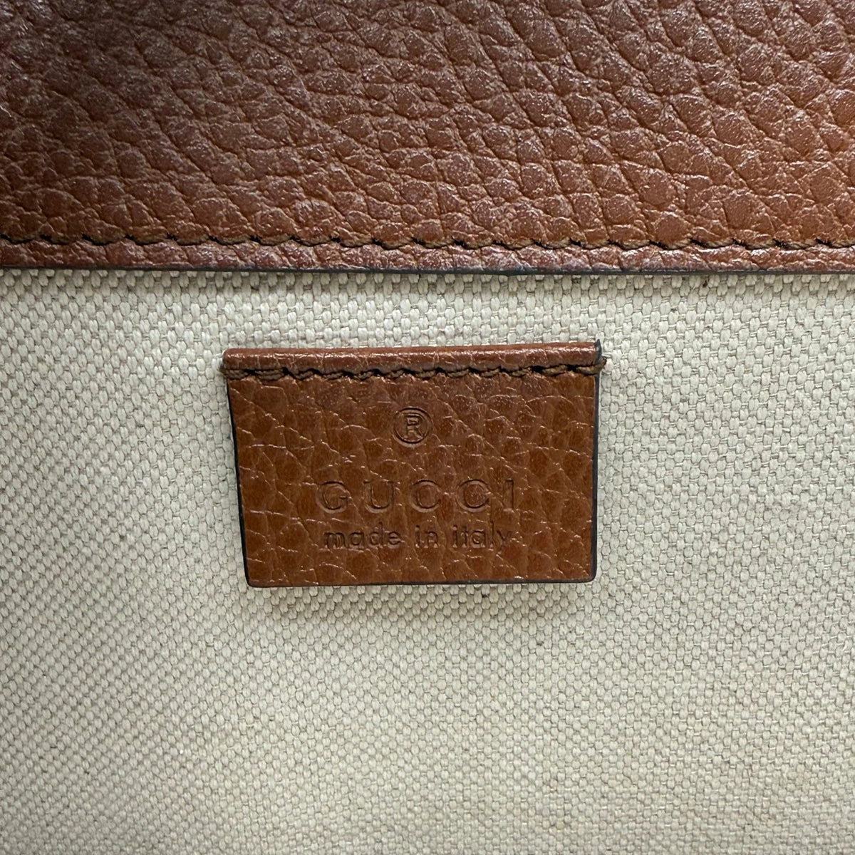 Gucci Umhängetasche Dionysus Denim medium monogram blau