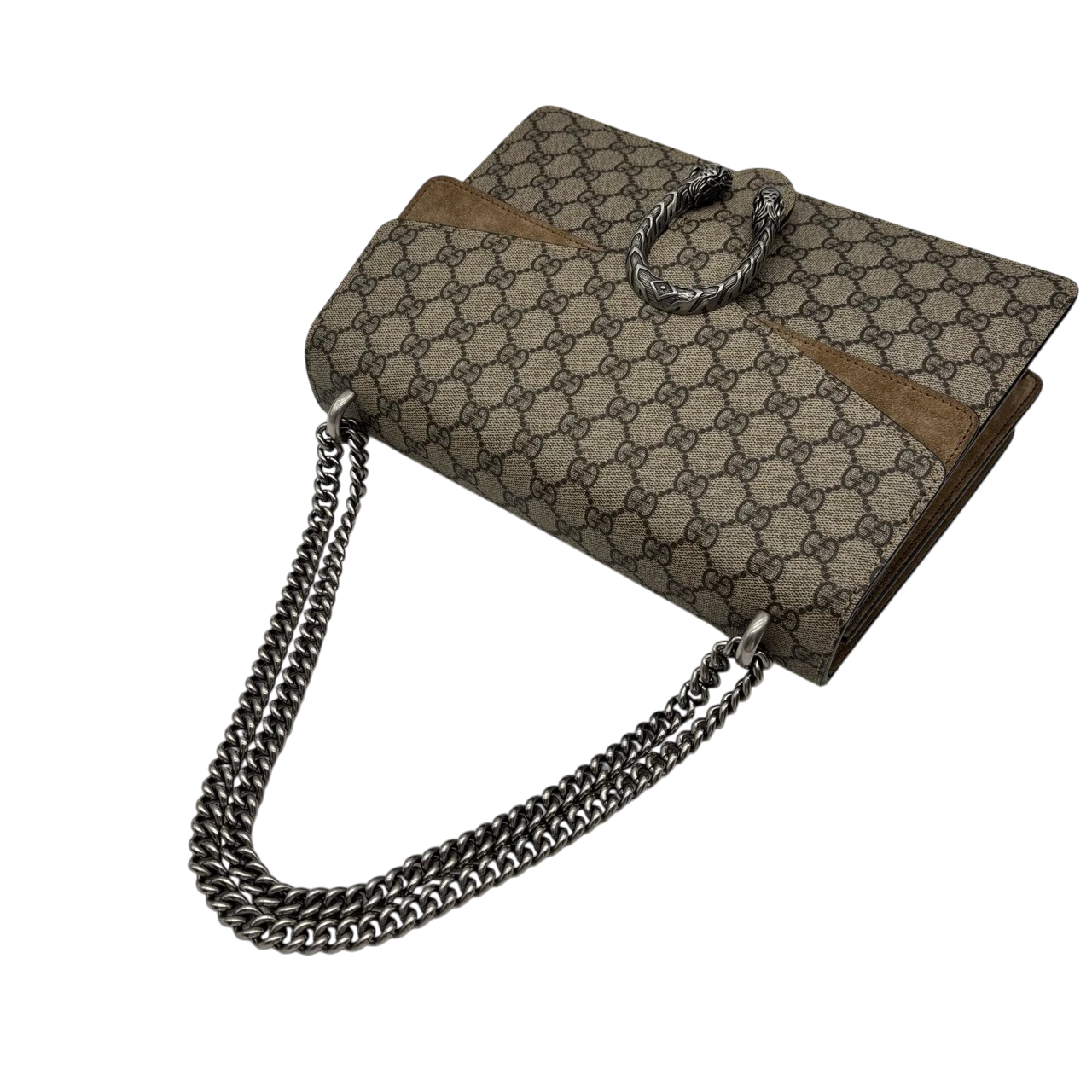 Gucci Umhängetasche Dionysus large monogram beige