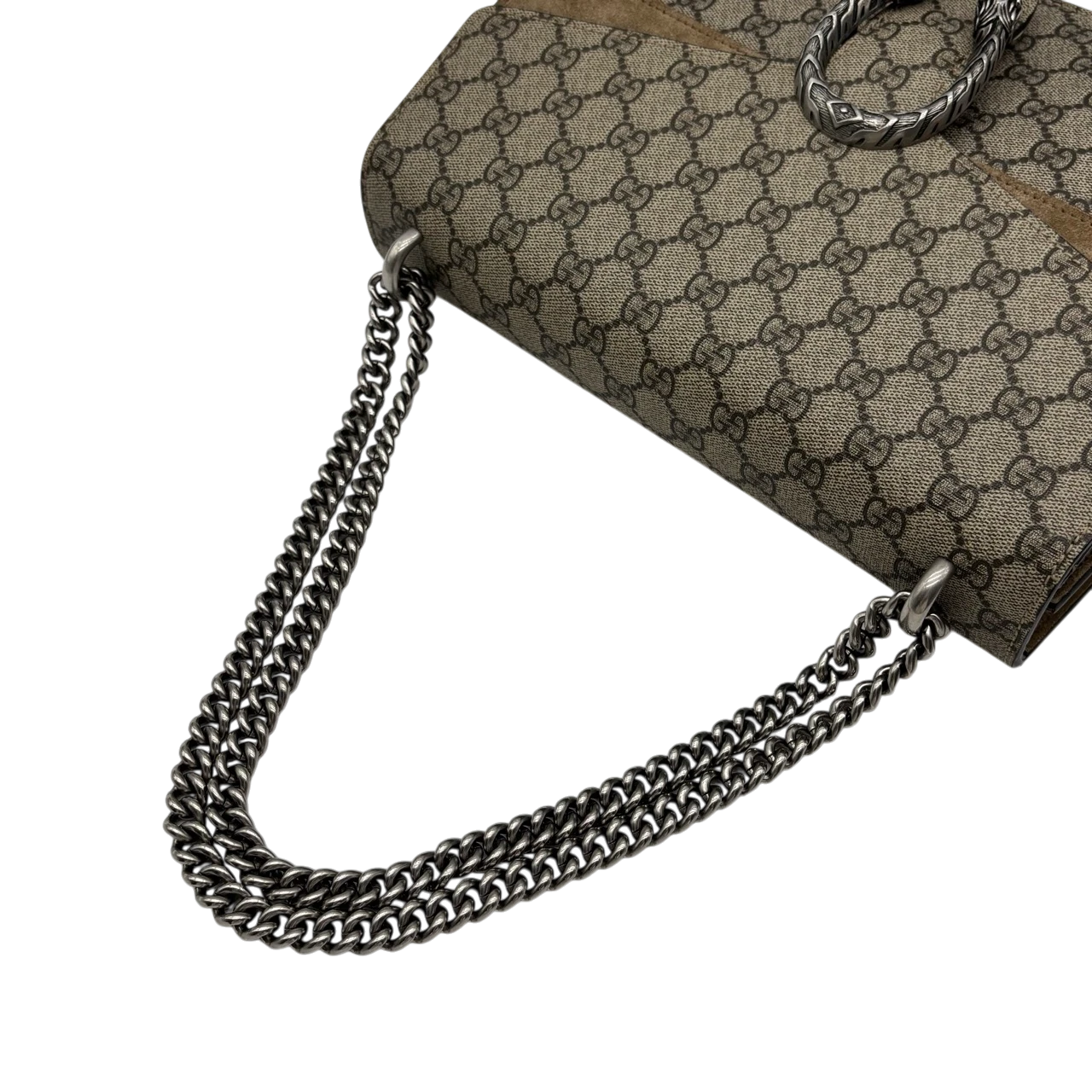 Gucci Umhängetasche Dionysus large monogram beige