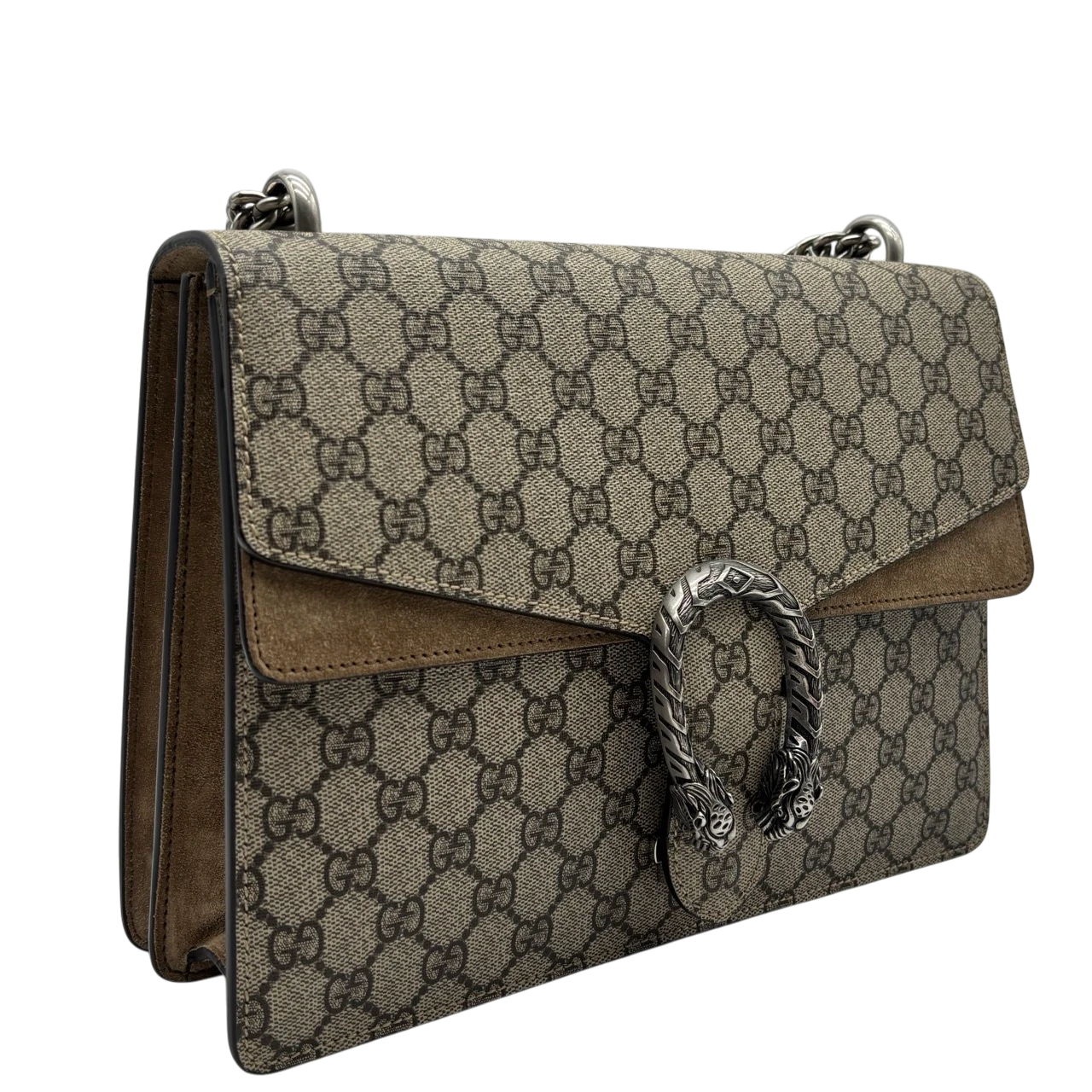 Gucci Umhängetasche Dionysus large monogram beige