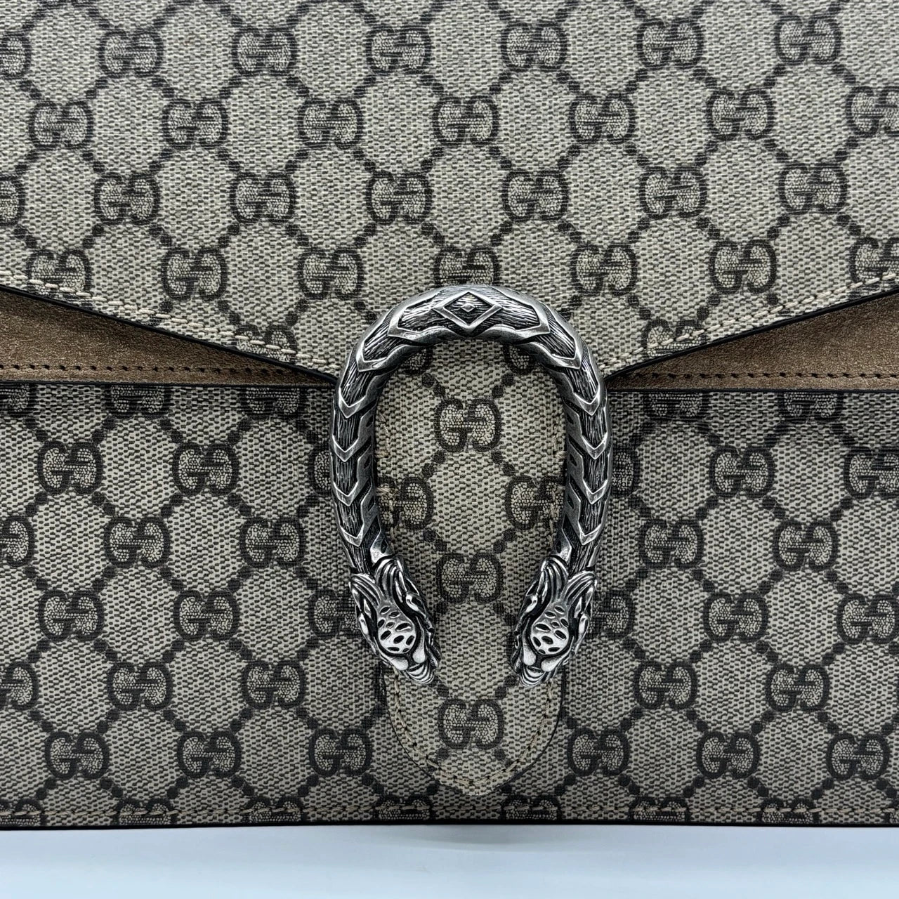 Gucci Umhängetasche Dionysus large monogram beige