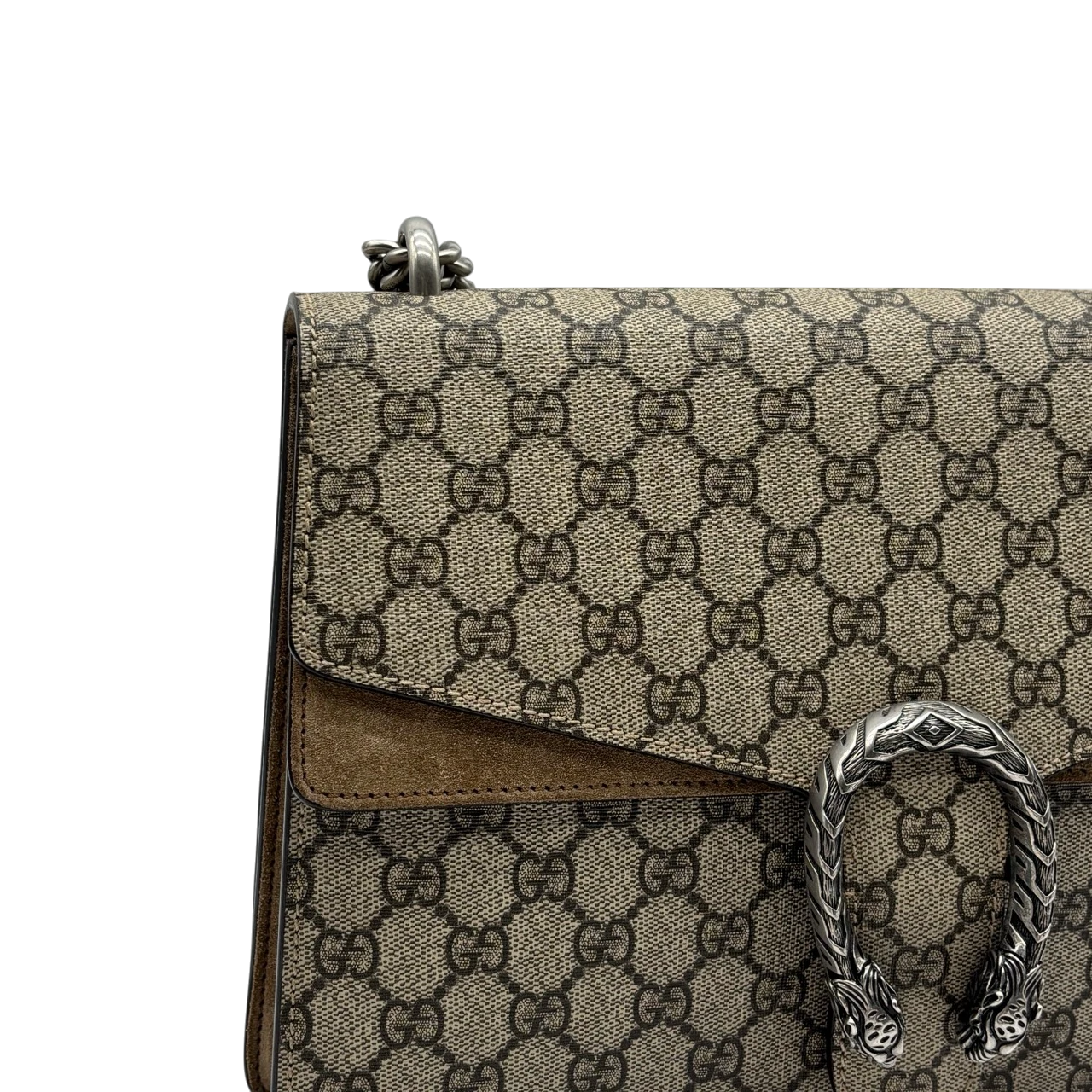 Gucci Umhängetasche Dionysus large monogram beige