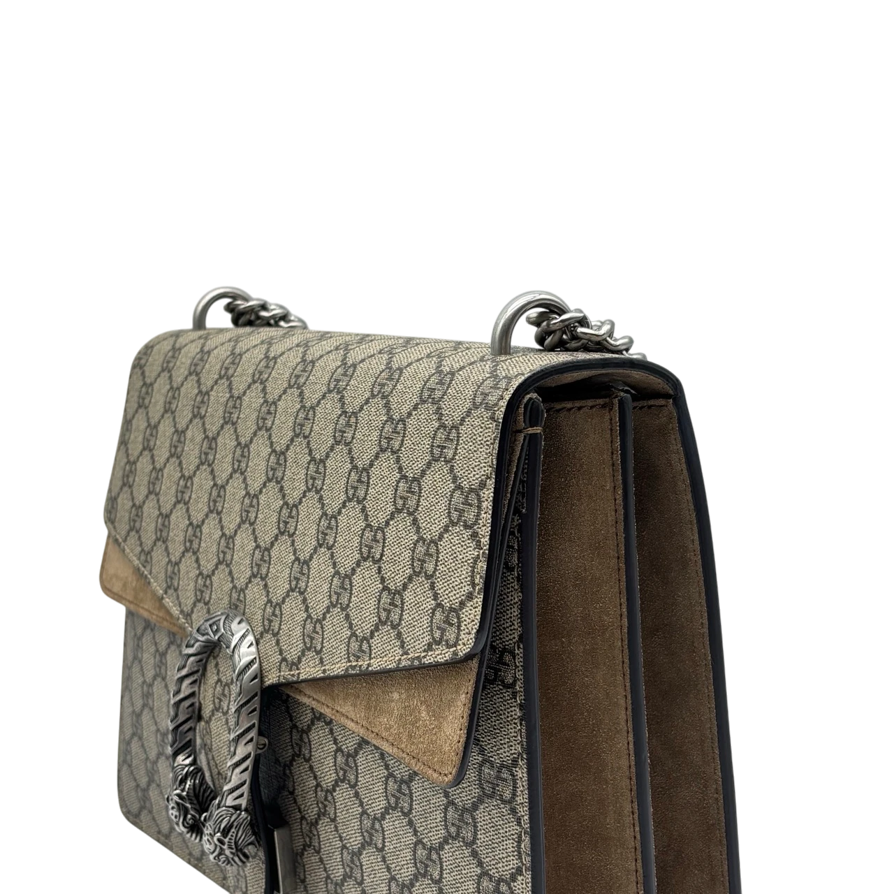 Gucci Umhängetasche Dionysus large monogram beige