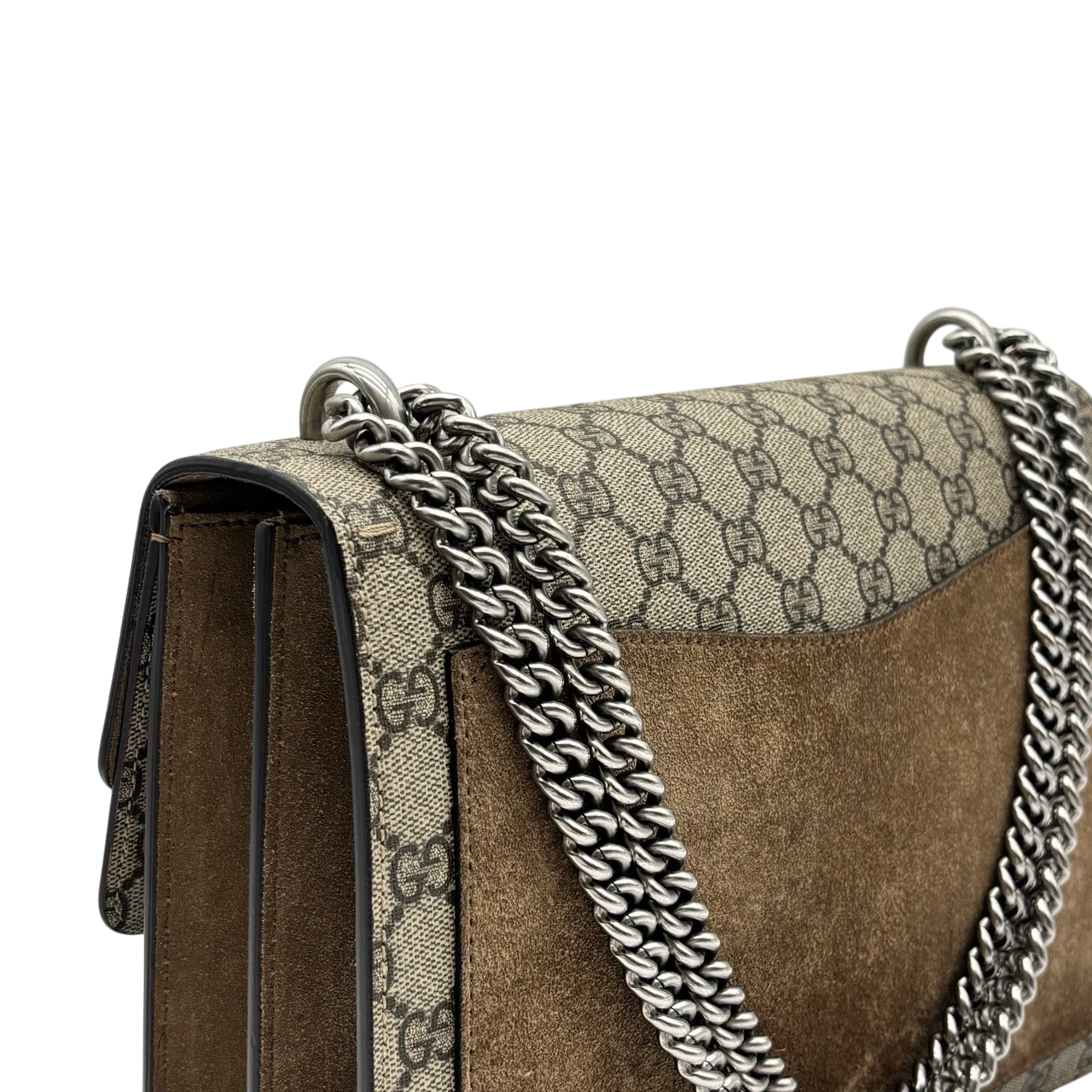 Gucci Umhängetasche Dionysus large monogram beige