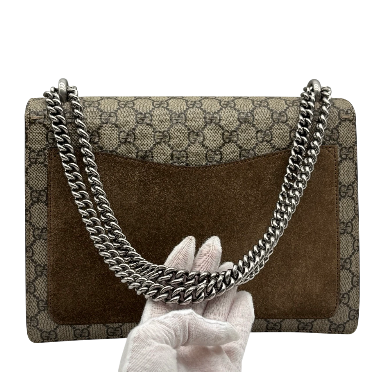 Gucci Umhängetasche Dionysus large monogram beige