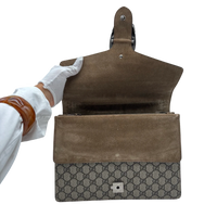 Gucci Umhängetasche Dionysus large monogram beige