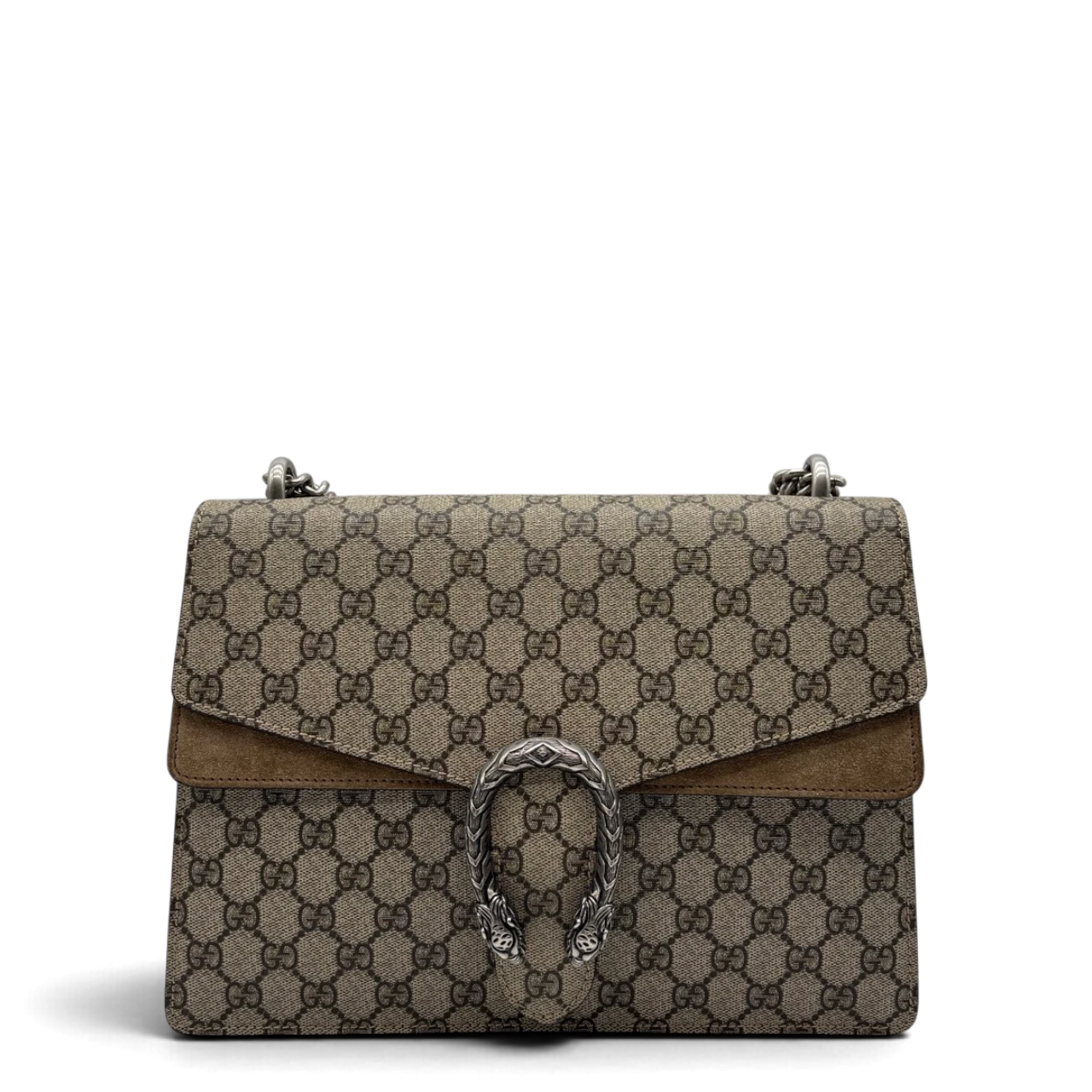Gucci Umhängetasche Dionysus large monogram beige