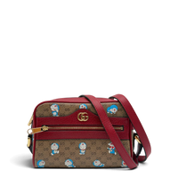 Gucci Umhängetasche Doraemon Mini GG Supreme monogram beige