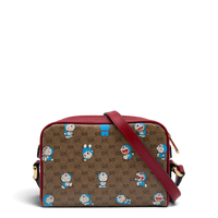Gucci Umhängetasche Doraemon Mini GG Supreme monogram beige
