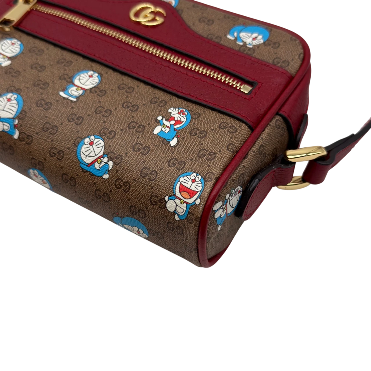 Gucci Umhängetasche Doraemon Mini GG Supreme monogram beige