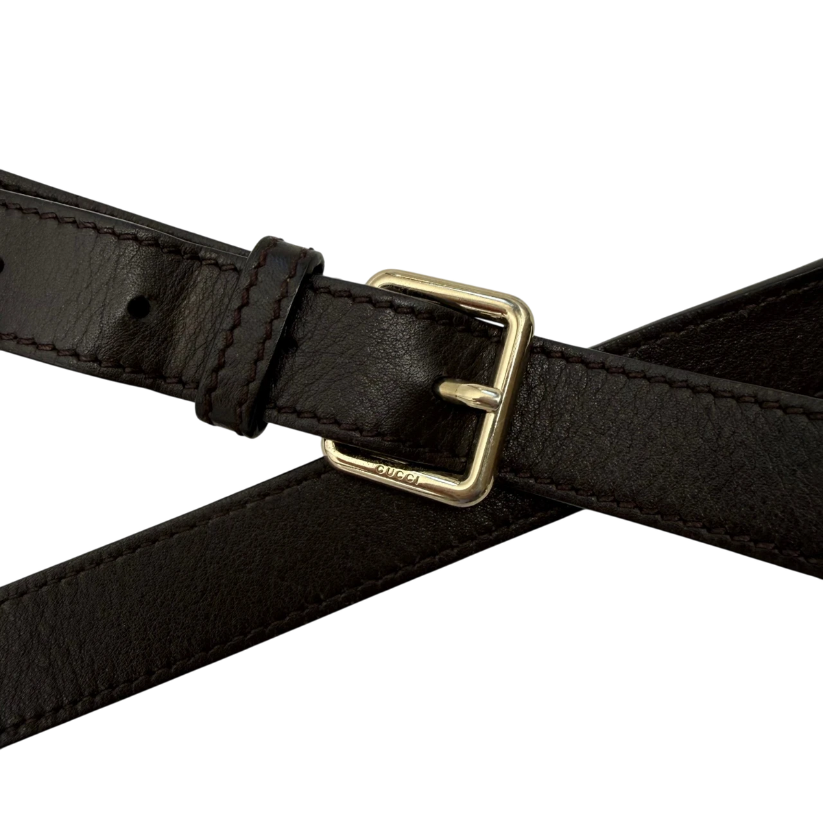Gucci Umhängetasche GG Supreme monogram beige – Beschläge im Detail