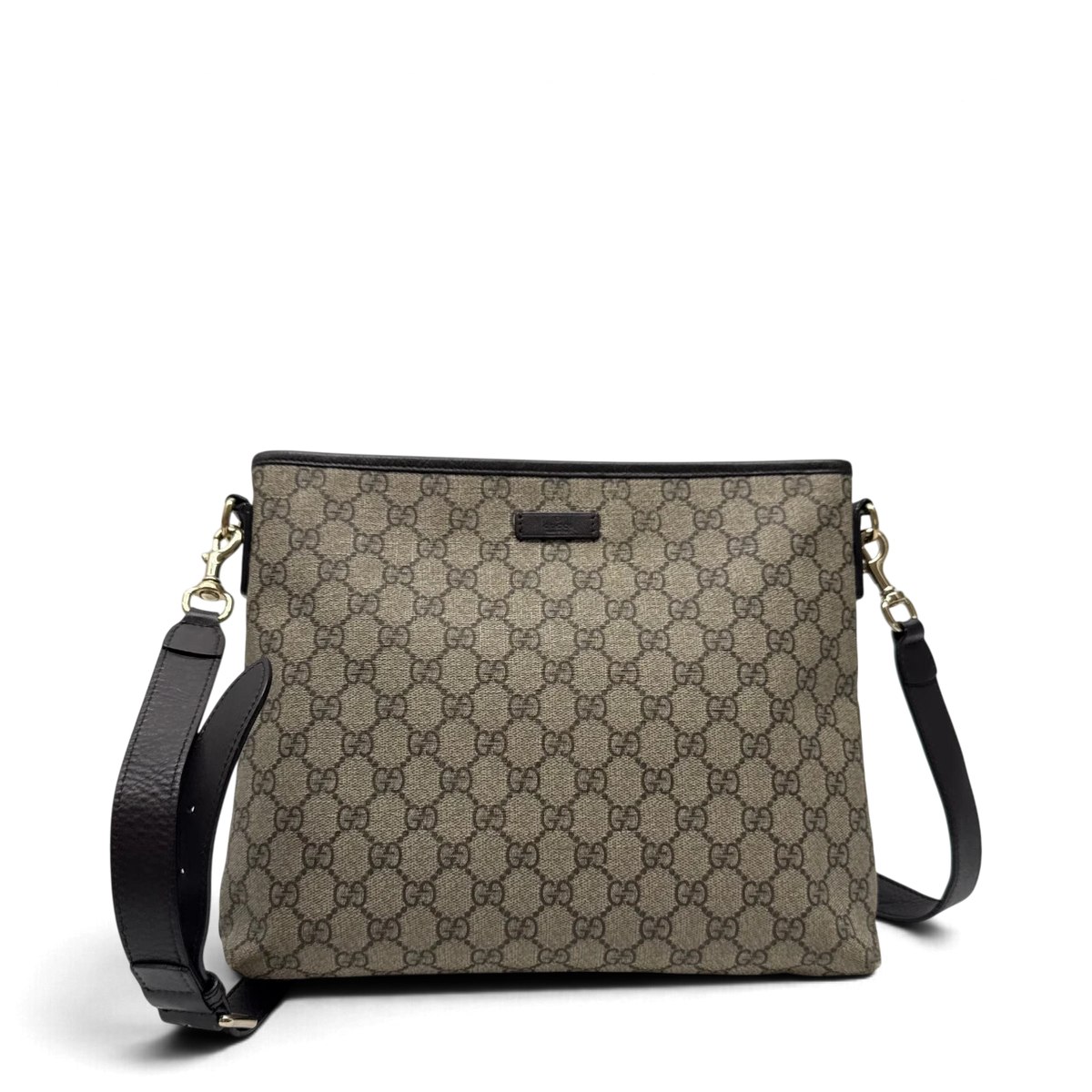 Gucci Umhängetasche GG Supreme monogram beige – Gesamtansicht