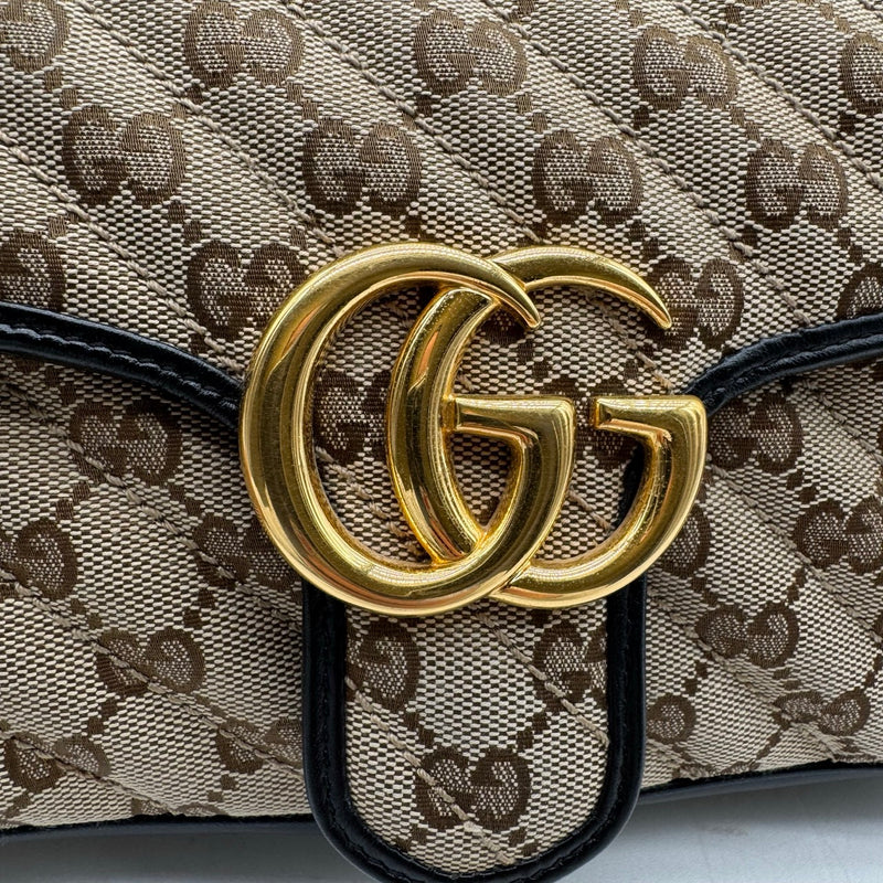 Gucci Umhängetasche Marmont medium GG
