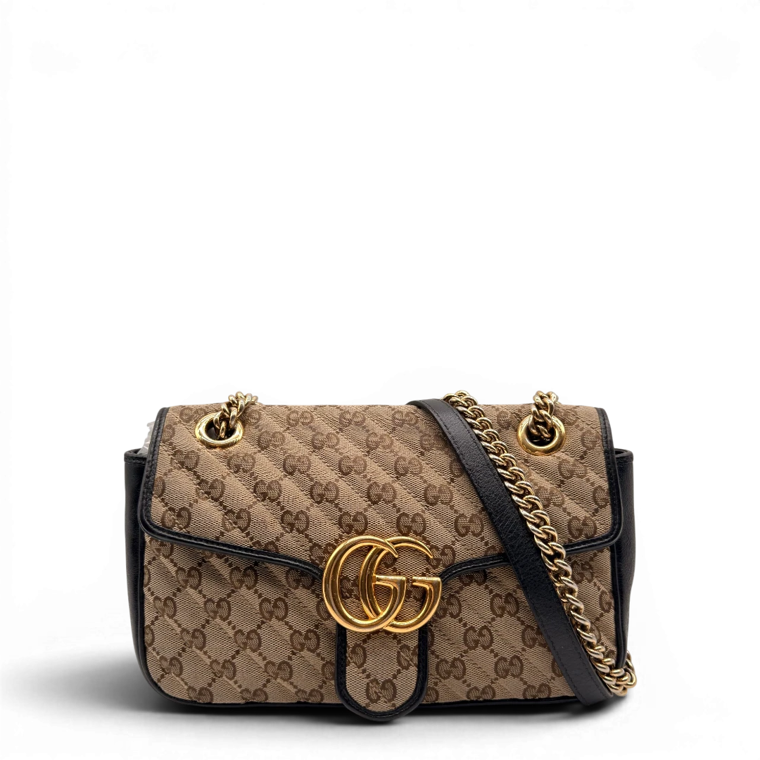 Gucci Umhängetasche Marmont medium GG