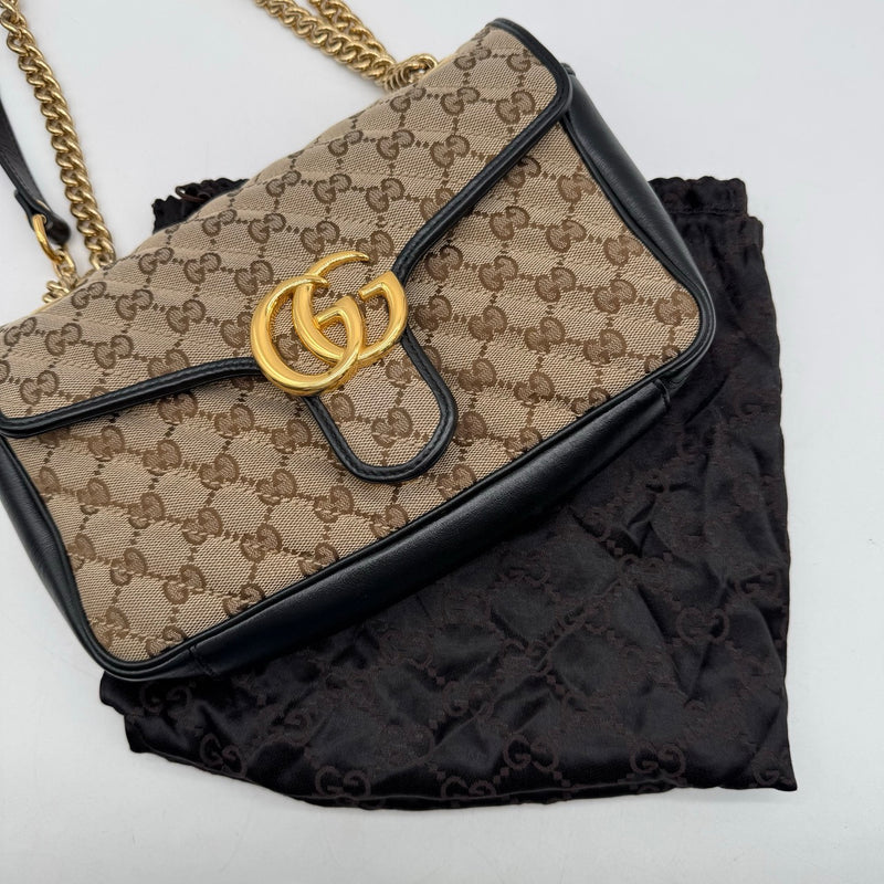 Gucci Umhängetasche Marmont medium GG