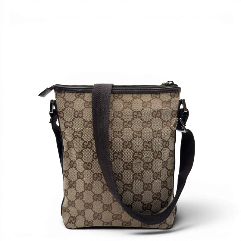Gucci Umhängetasche small monogram beige
