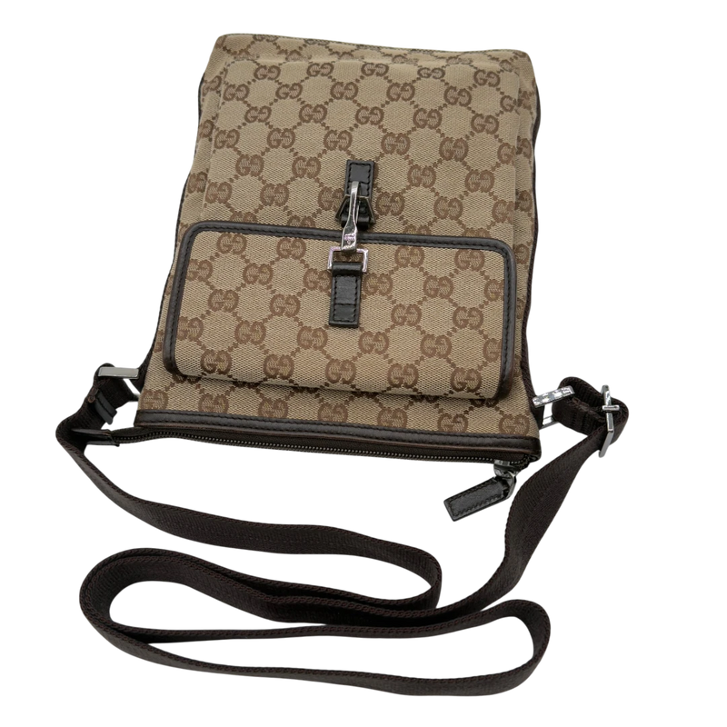 Gucci Umhängetasche small monogram beige