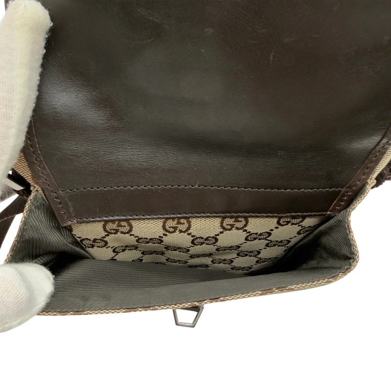 Gucci Umhängetasche small monogram beige