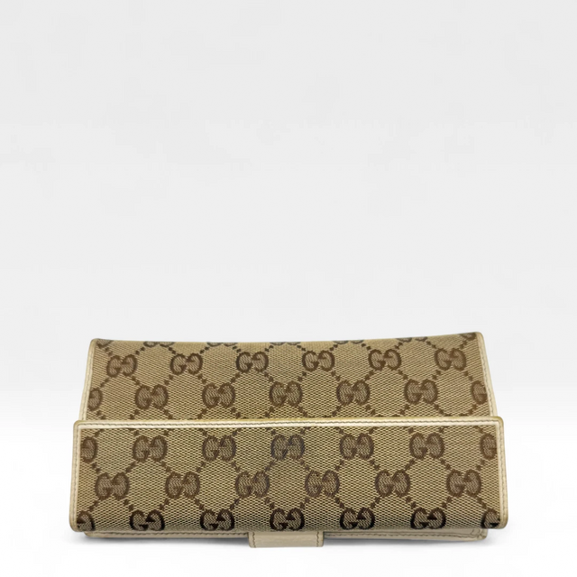 Gucci Geldbeutel länglich beige