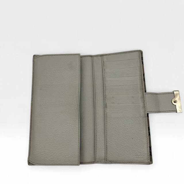 Gucci Geldbeutel länglich beige