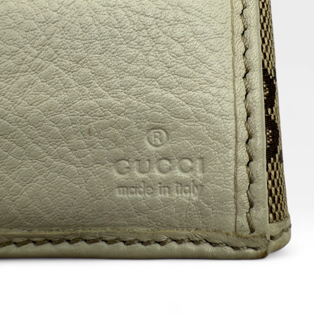 Gucci Geldbeutel länglich beige