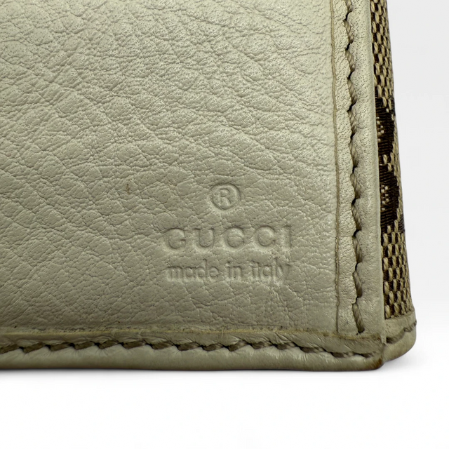 Gucci Geldbeutel länglich beige