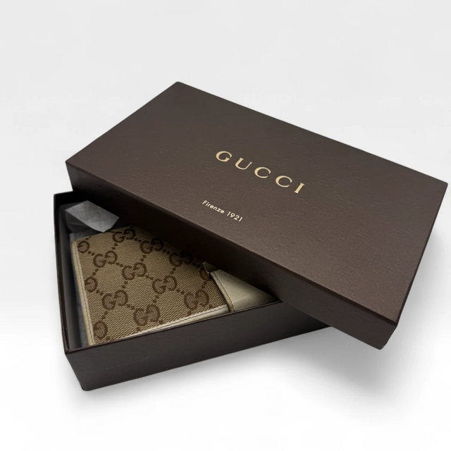 Gucci Geldbeutel länglich beige