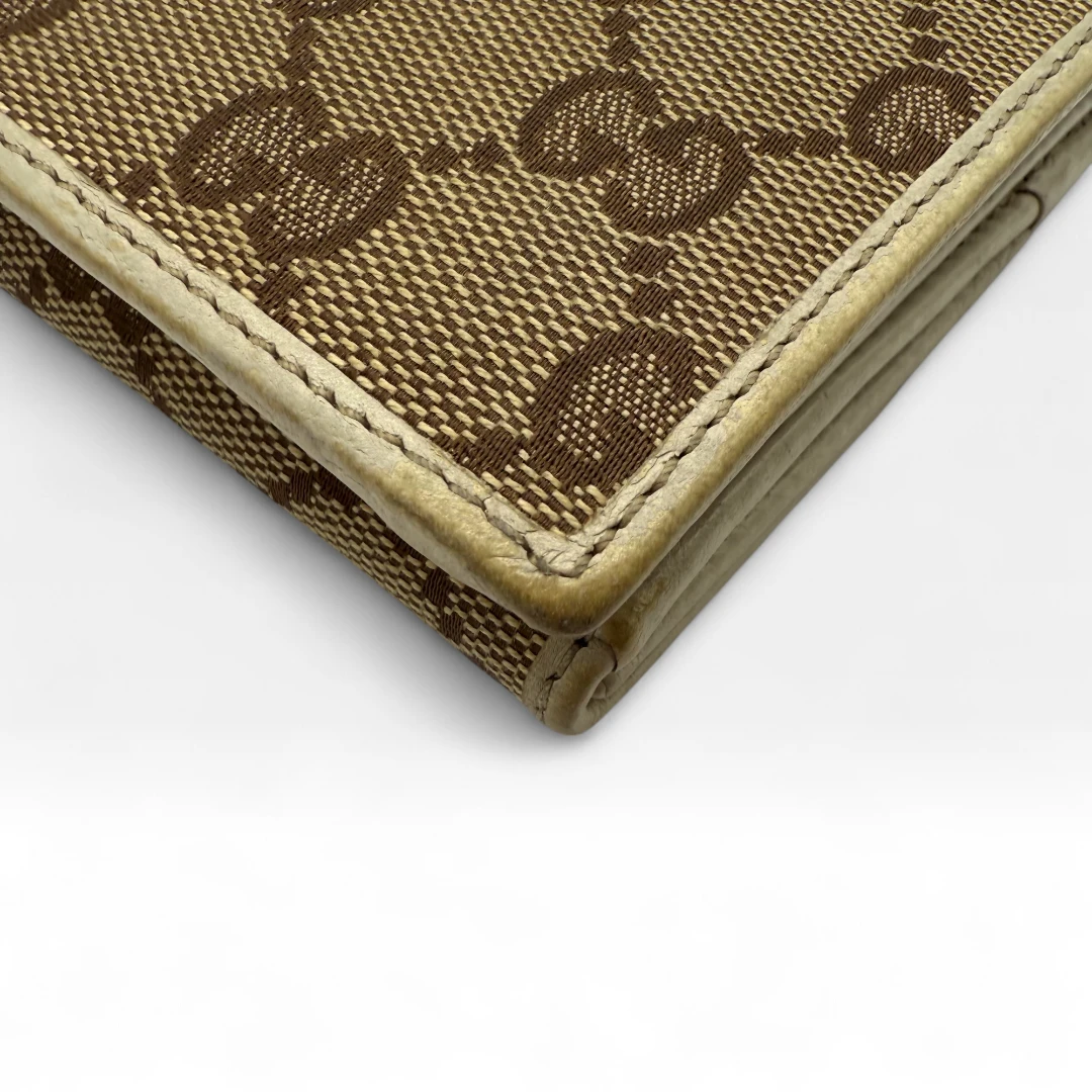 Gucci Geldbeutel länglich beige