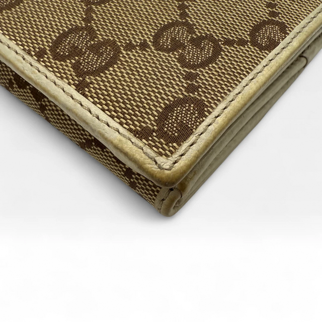 Gucci Geldbeutel länglich beige