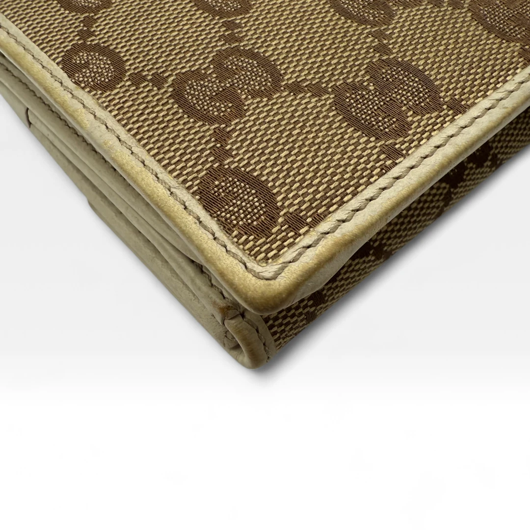 Gucci Geldbeutel länglich beige