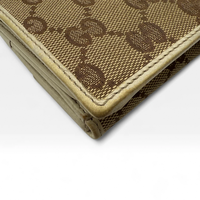 Gucci Geldbeutel länglich beige