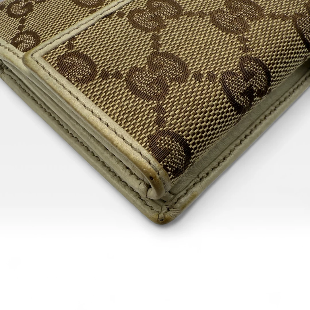 Gucci Geldbeutel länglich beige