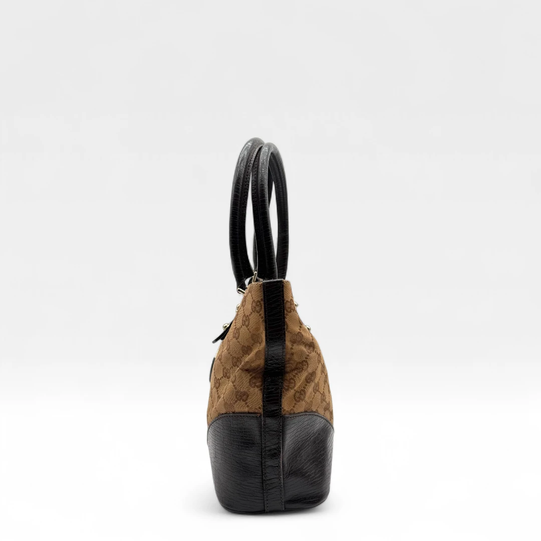 Gucci Handtasche Horsebit Shopper beige
