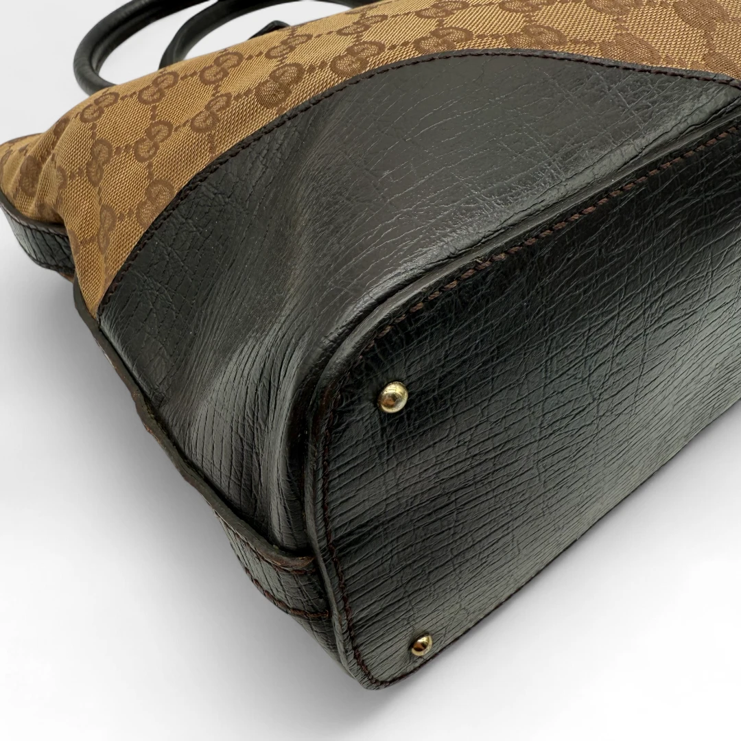 Gucci Handtasche Horsebit Shopper beige