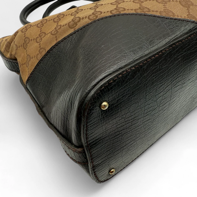 Gucci Handtasche Horsebit Shopper beige