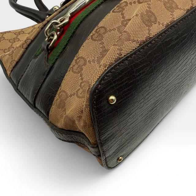 Gucci Handtasche Horsebit Shopper beige