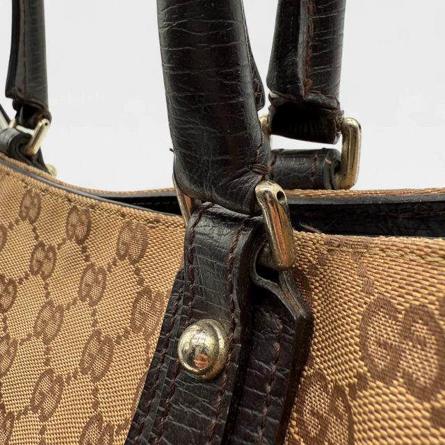 Gucci Handtasche Horsebit Shopper beige