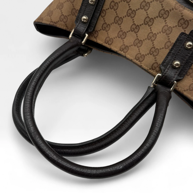 Gucci Handtasche Horsebit Shopper beige
