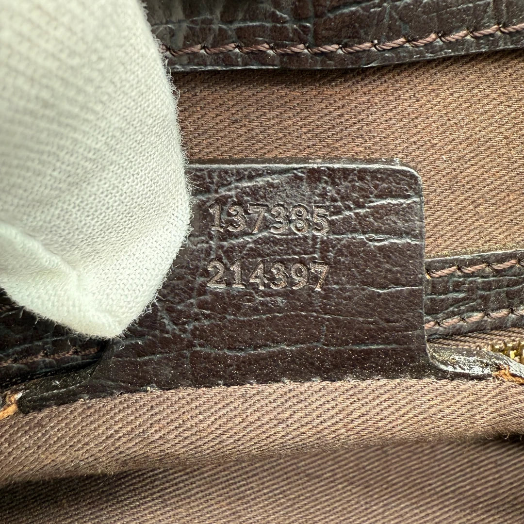 Gucci Handtasche Horsebit Shopper beige