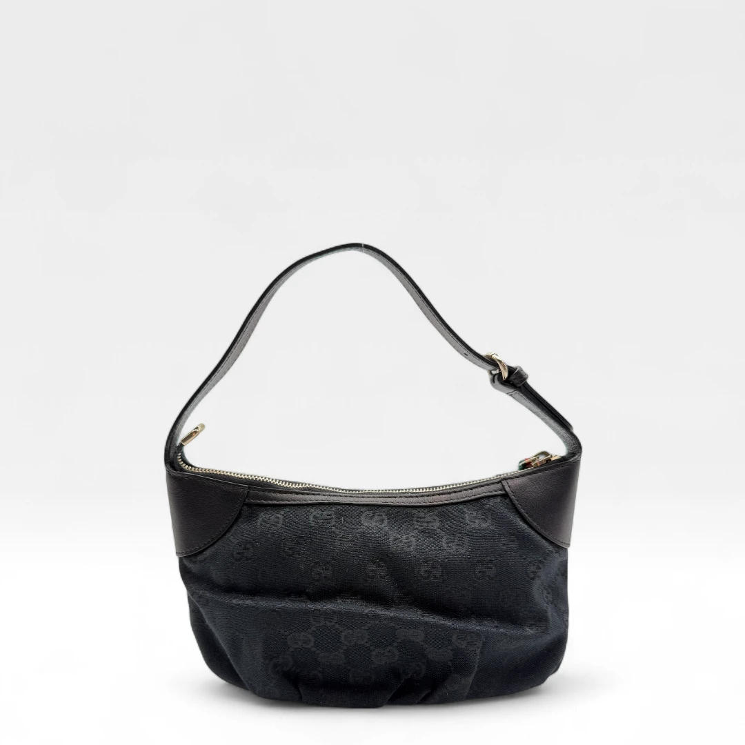 Gucci Pochette Sherry Line monogram schwarz