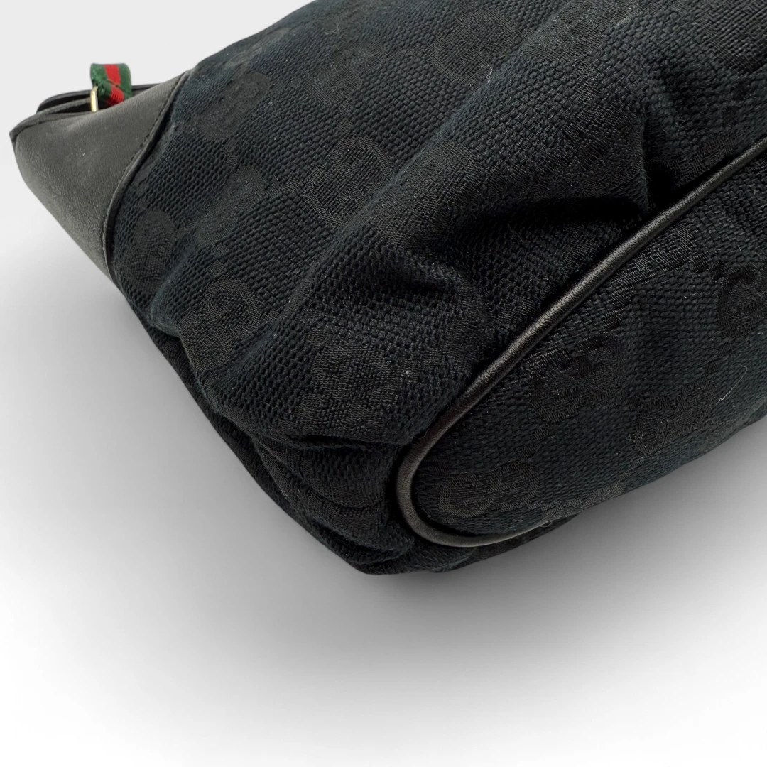 Gucci Pochette Sherry Line monogram schwarz