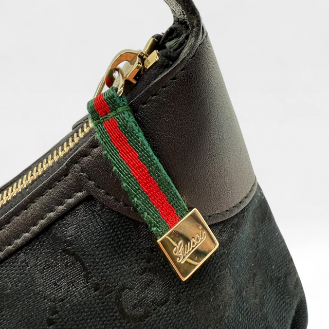 Gucci Pochette Sherry Line monogram schwarz