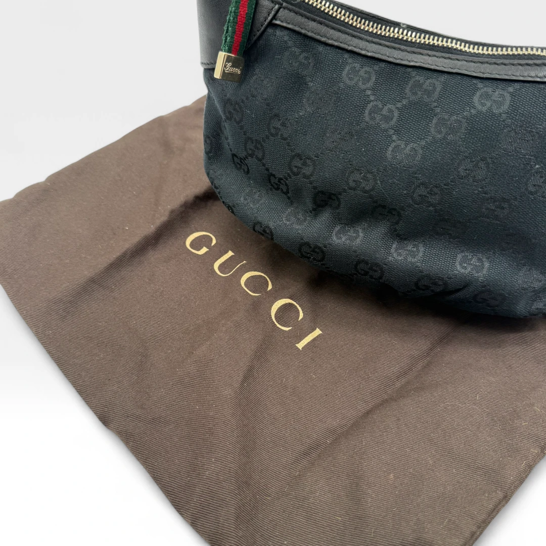 Gucci Pochette Sherry Line monogram schwarz