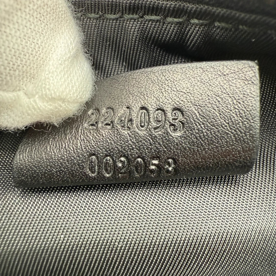 Gucci Pochette Sherry Line monogram schwarz